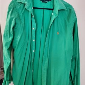 Ralph Lauren Green Button Up